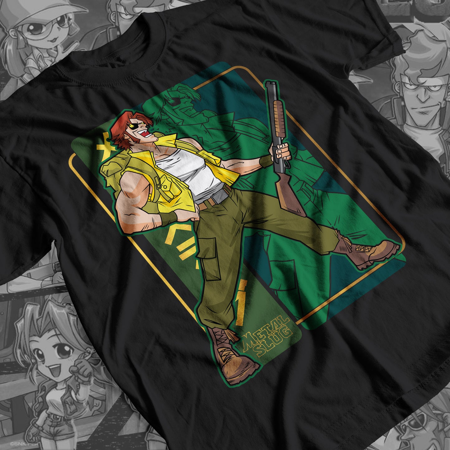 Metal Slug - Tarma Premium Anime Design, High Quality DTF Print, 100% Cotton Shirt