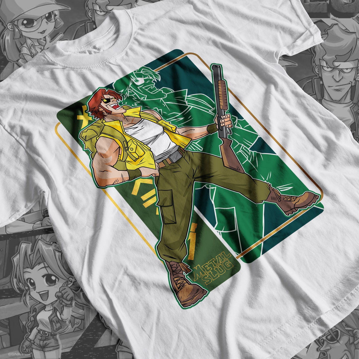 Metal Slug - Tarma Premium Anime Design, High Quality DTF Print, 100% Cotton Shirt