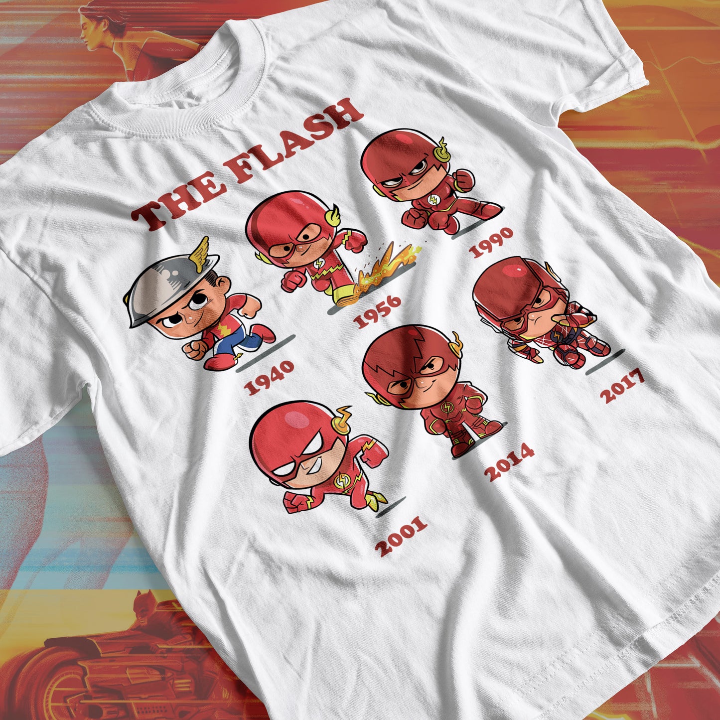 Marvel DC-The Flash 02 Premium Anime Design, High Quality DTF Print, 100% Cotton Shirt