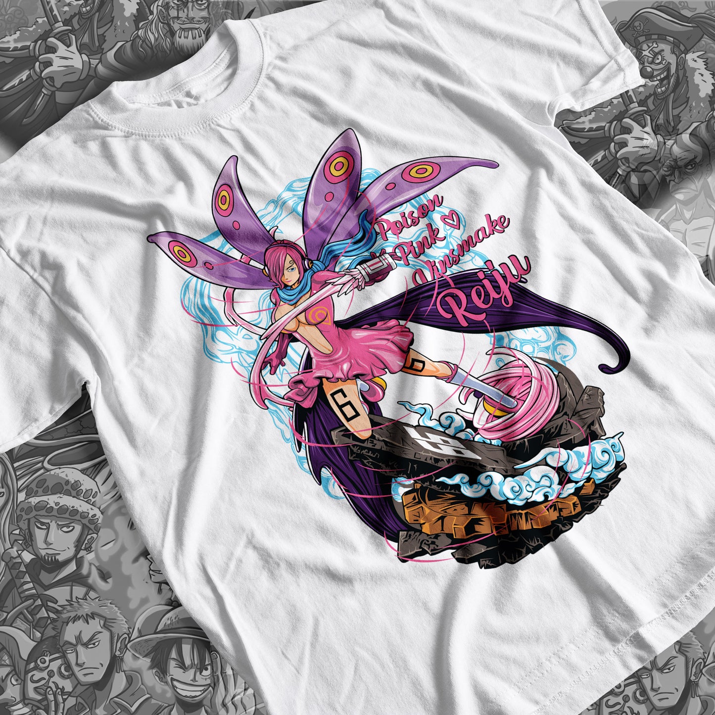 One Piece - Vinsmoke Reiju Premium Anime Design, High Quality DTF Print, 100% Cotton Shirt