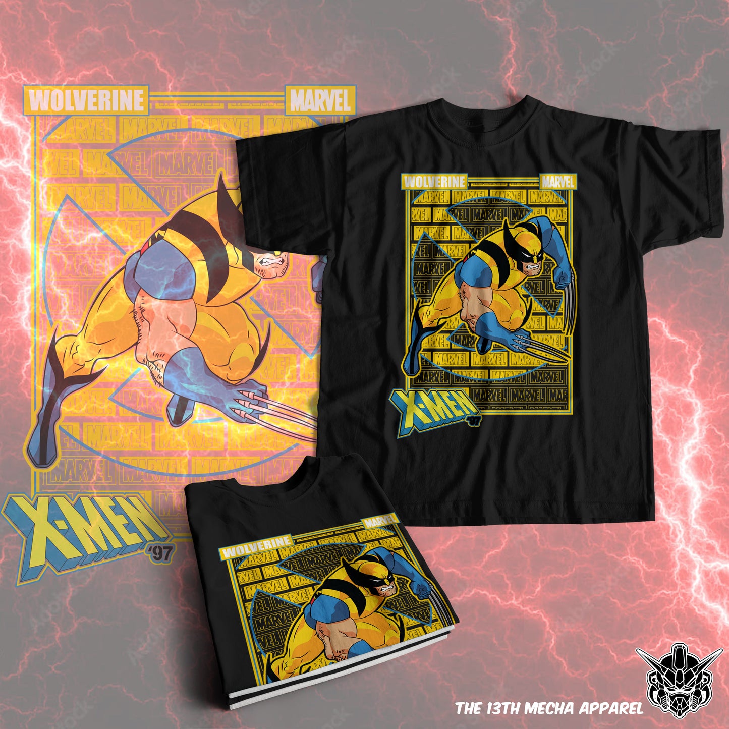 Marvel DC- X-Men Premium Anime Design, High Quality DTF Print, 100% Cotton Shirt