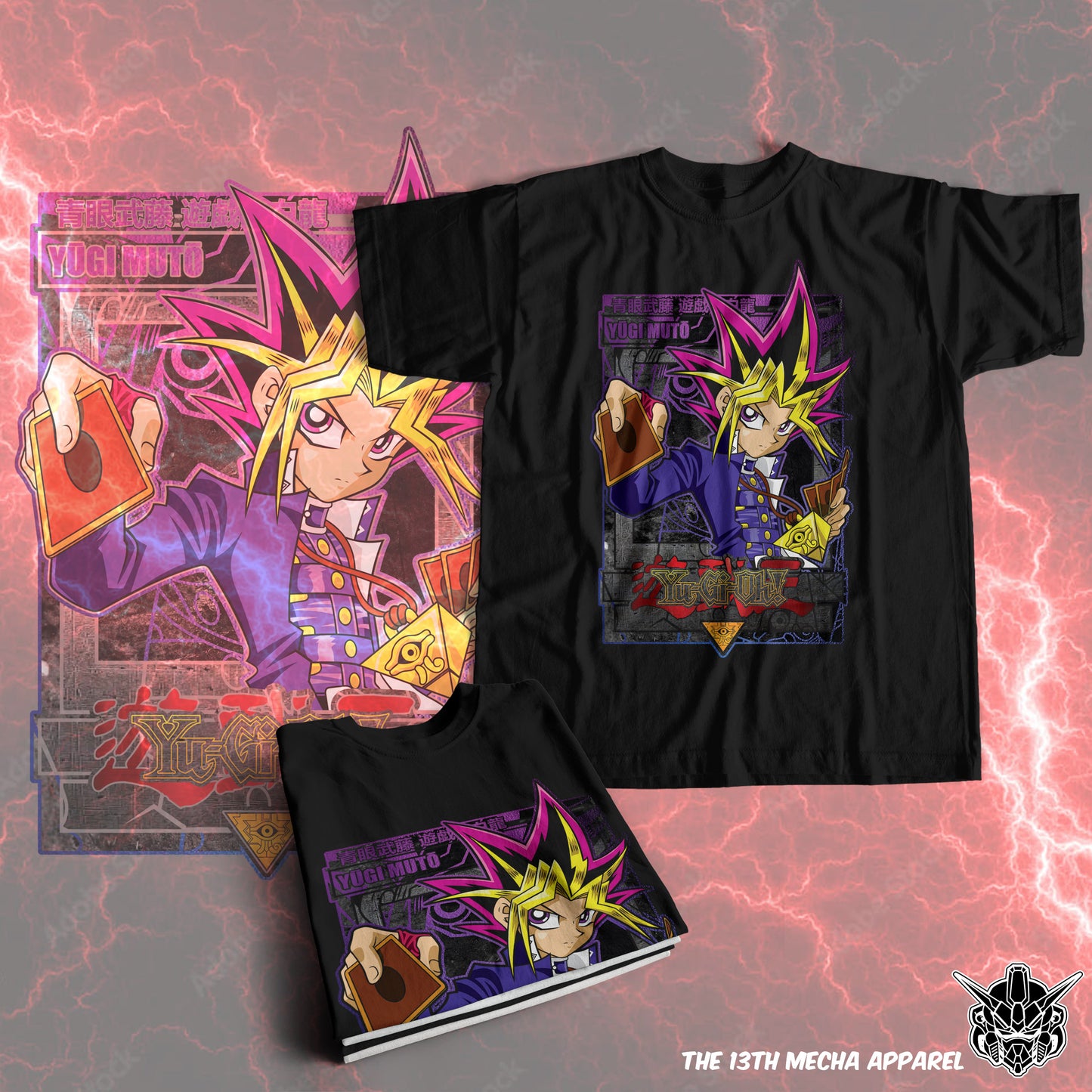 Yu-Gi-Oh! - Yugi Muto Premium Anime Design, High Quality DTF Print, 100% Cotton Shirt