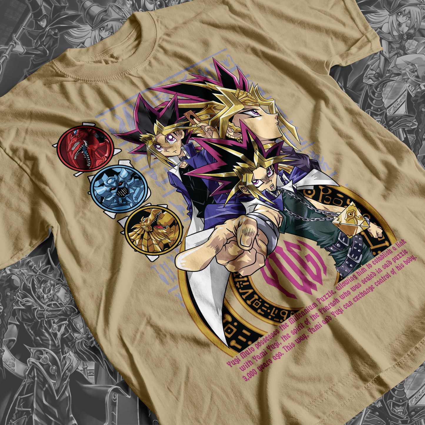 Yu-Gi-Oh! - Yugi Muto 02 Premium Anime Design, High Quality DTF Print, 100% Cotton Shirt
