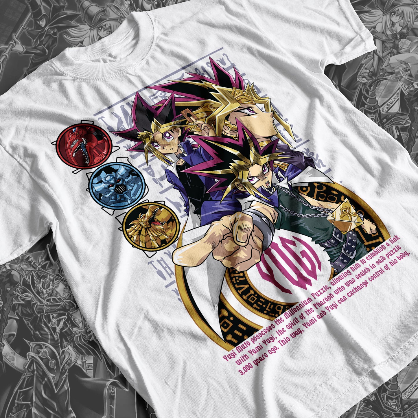 Yu-Gi-Oh! - Yugi Muto 02 Premium Anime Design, High Quality DTF Print, 100% Cotton Shirt