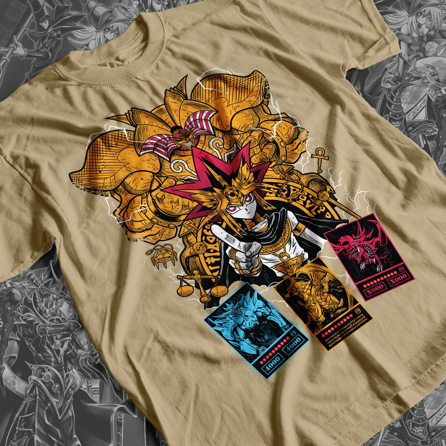 Yu-Gi-Oh! - Yugi Muto 04 Premium Anime Design, High Quality DTF Print, 100% Cotton Shirt