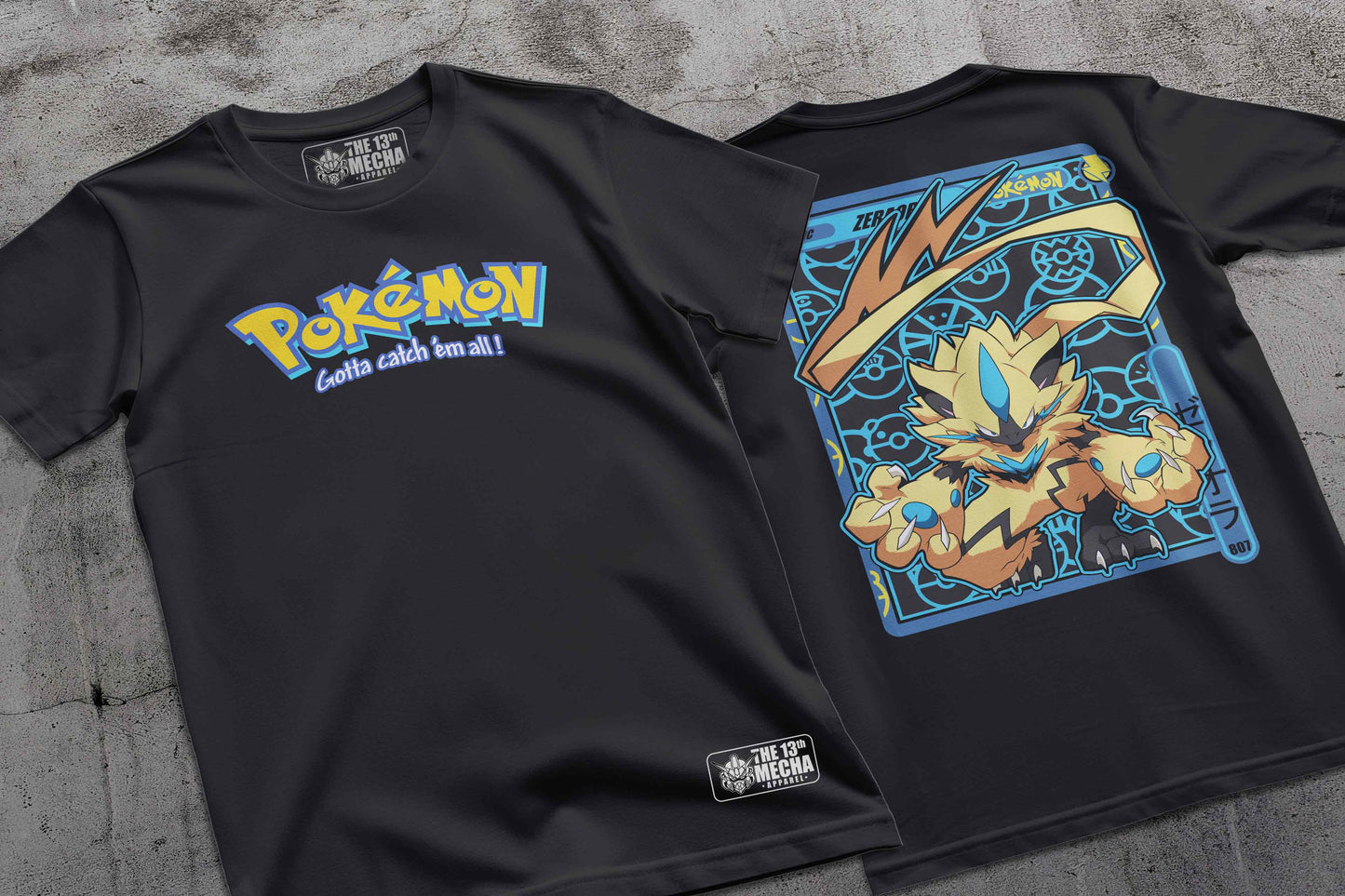 Pokemon - Zeraora 01 Premium Anime Design, High Quality DTF Print, 100% Cotton Shirt