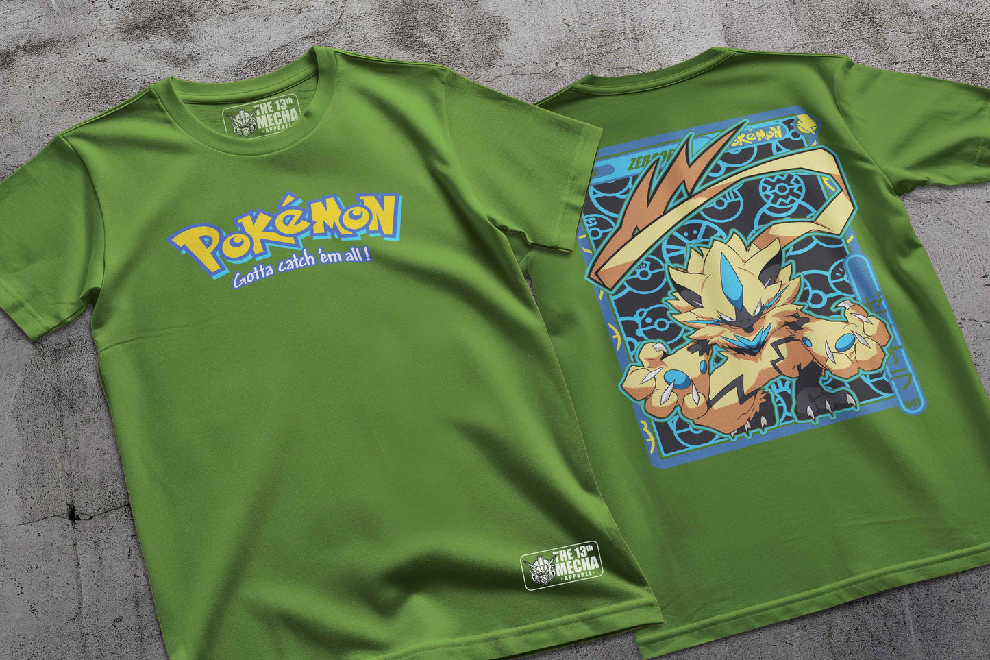 Pokemon - Zeraora 01 Premium Anime Design, High Quality DTF Print, 100% Cotton Shirt
