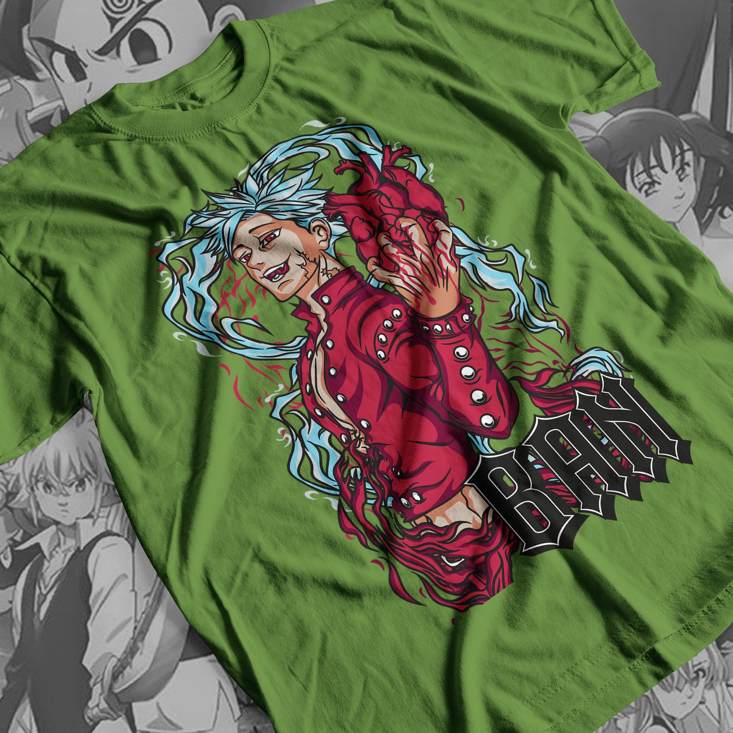 7 Deadly Sins Fox Sin of Greed - Ban 02 Premium Anime Design, High Quality DTF Print, 100% Cotton Shirt