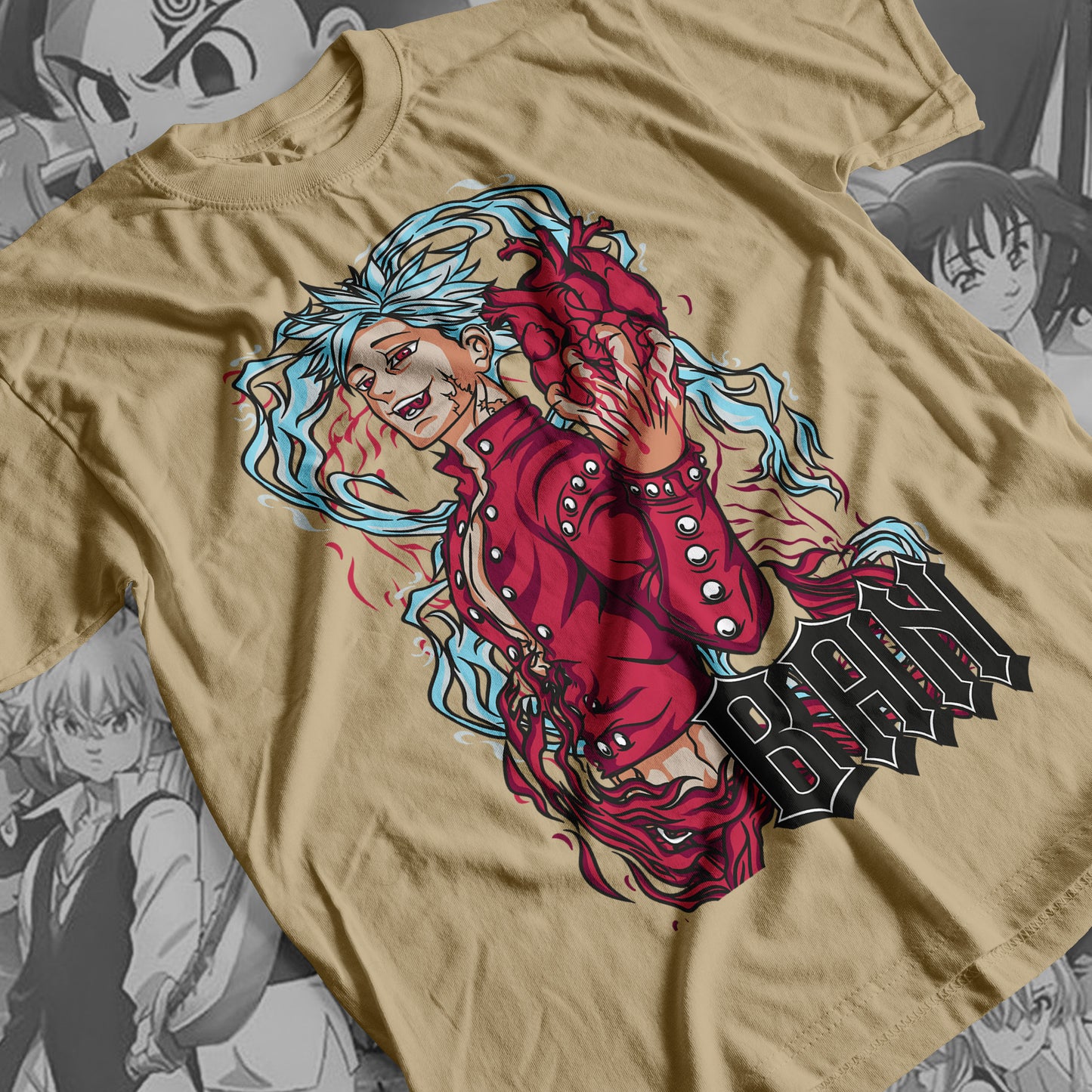 7 Deadly Sins Fox Sin of Greed - Ban 02 Premium Anime Design, High Quality DTF Print, 100% Cotton Shirt