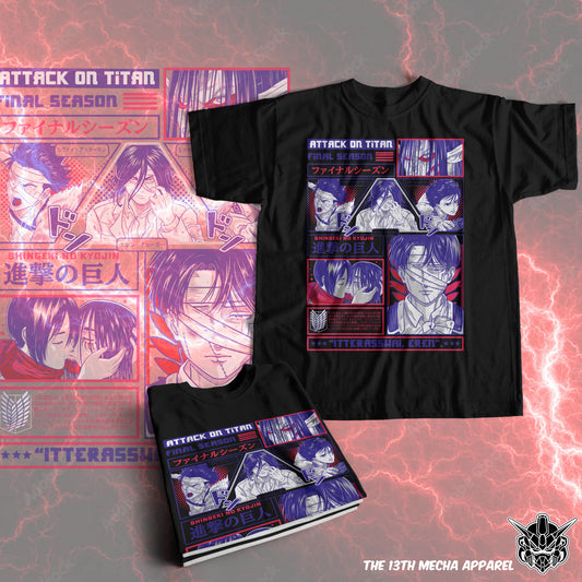 Attack on Titan - Final Season Poster Premium Anime Design, High Quality DTF Print, 100% Cotton Shirt
