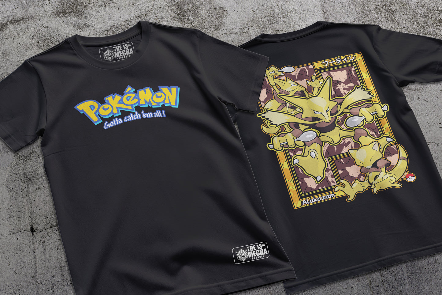 Pokemon - Alakazam 01 Premium Anime Design, High Quality DTF Print, 100% Cotton Shirt