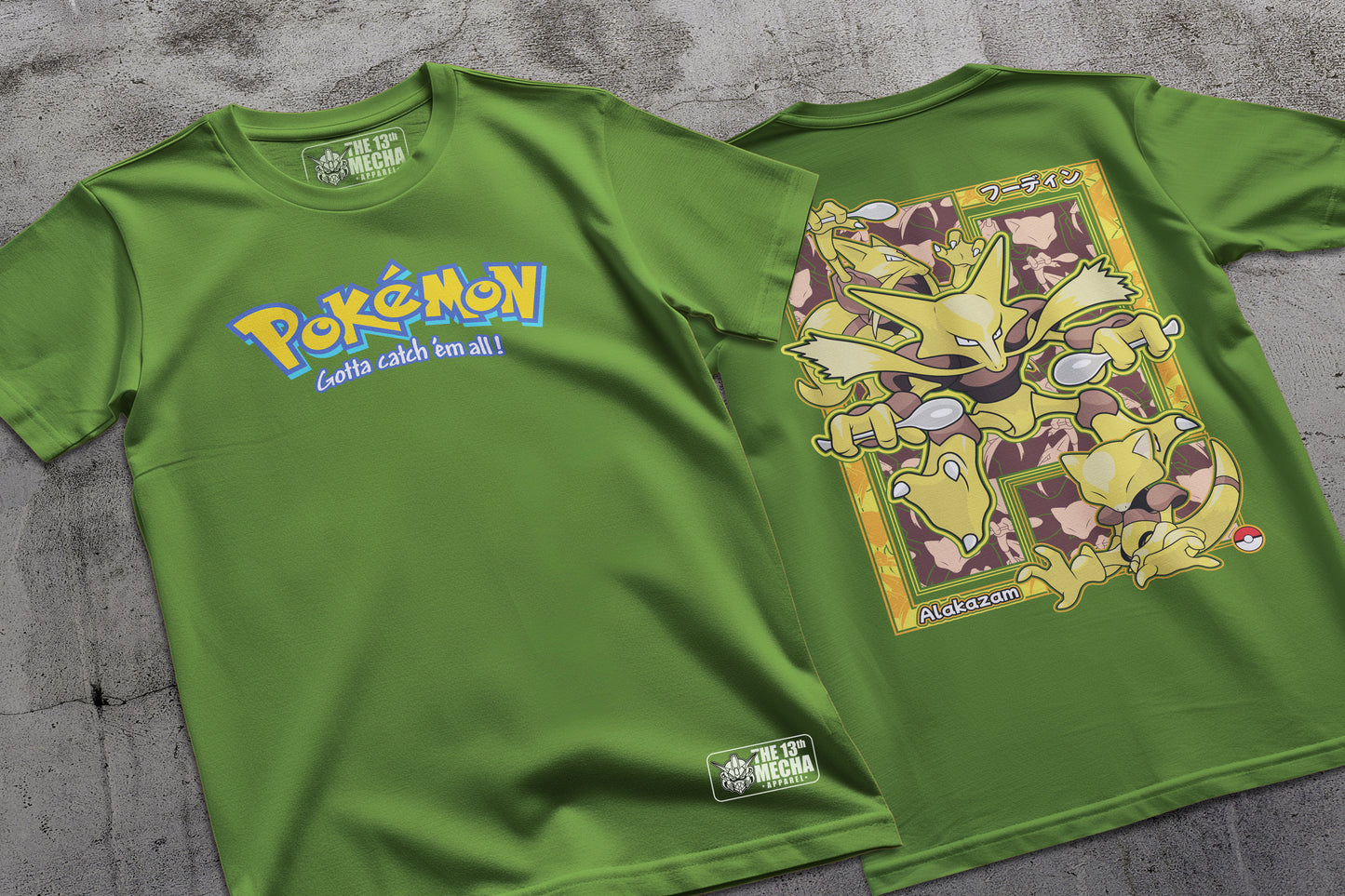 Pokemon - Alakazam 01 Premium Anime Design, High Quality DTF Print, 100% Cotton Shirt