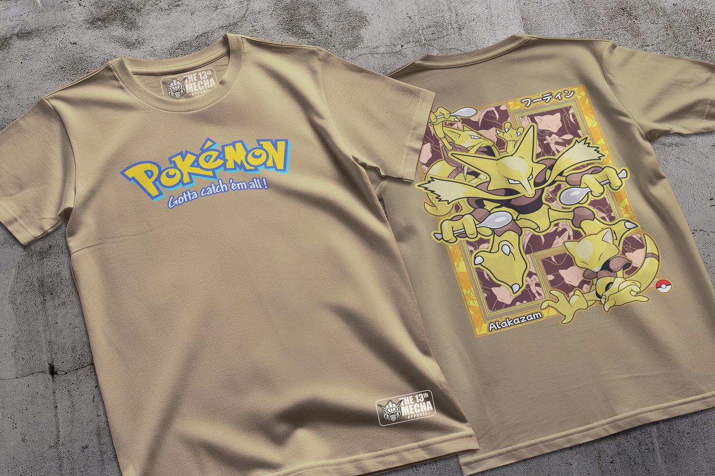 Pokemon - Alakazam 01 Premium Anime Design, High Quality DTF Print, 100% Cotton Shirt