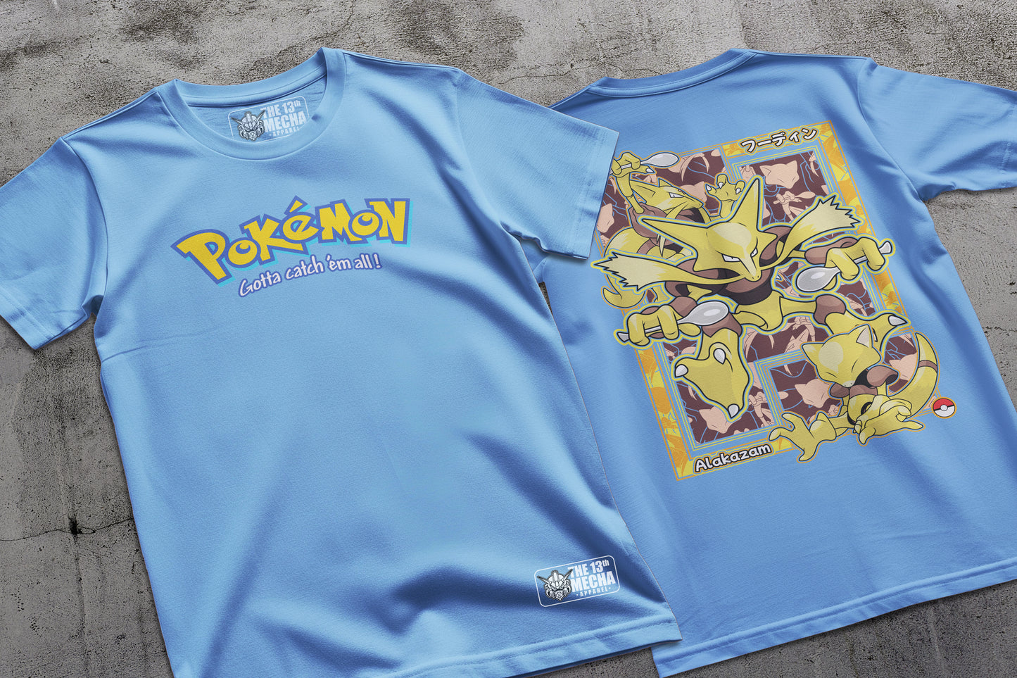 Pokemon - Alakazam 01 Premium Anime Design, High Quality DTF Print, 100% Cotton Shirt