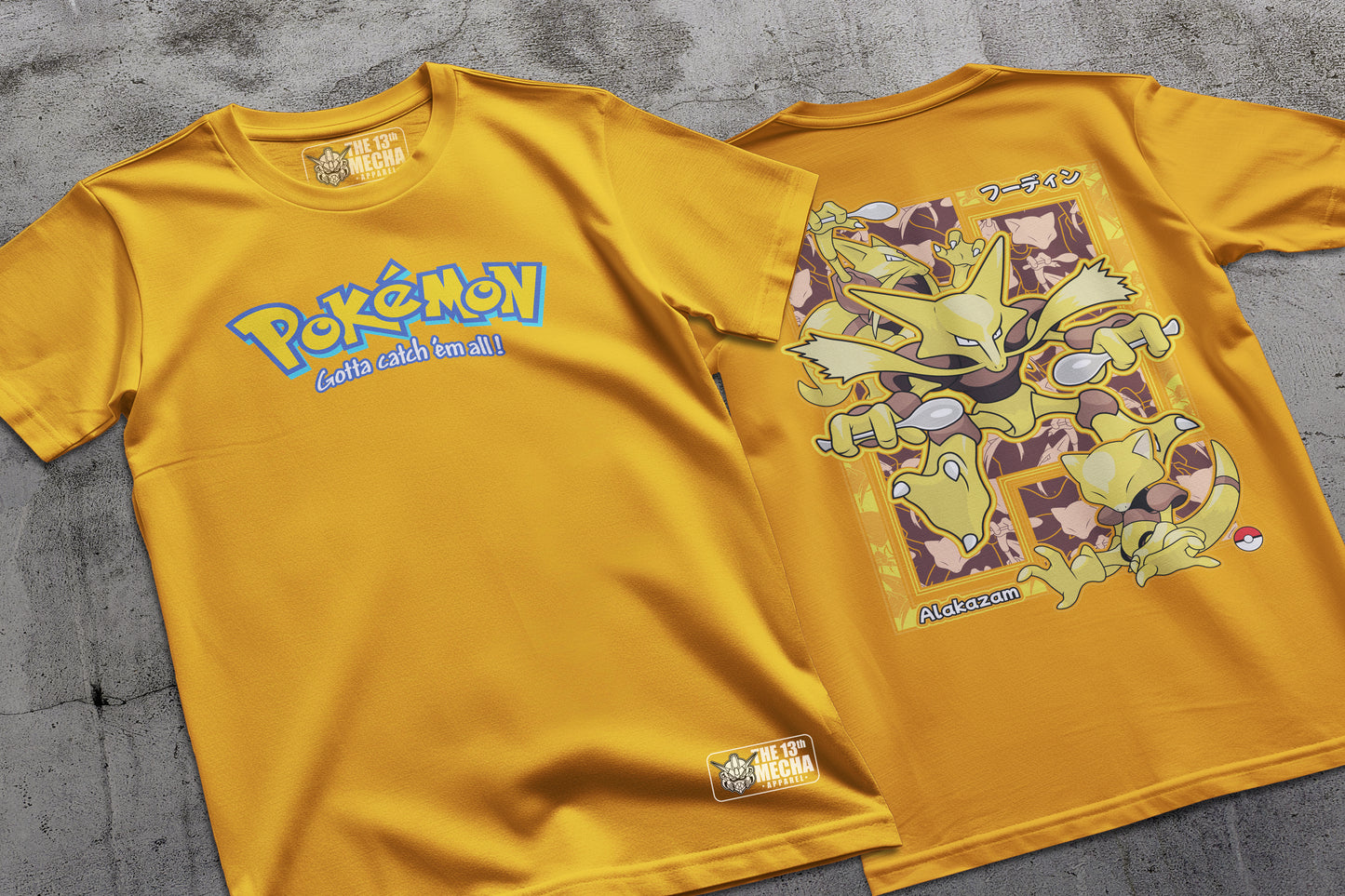 Pokemon - Alakazam 01 Premium Anime Design, High Quality DTF Print, 100% Cotton Shirt