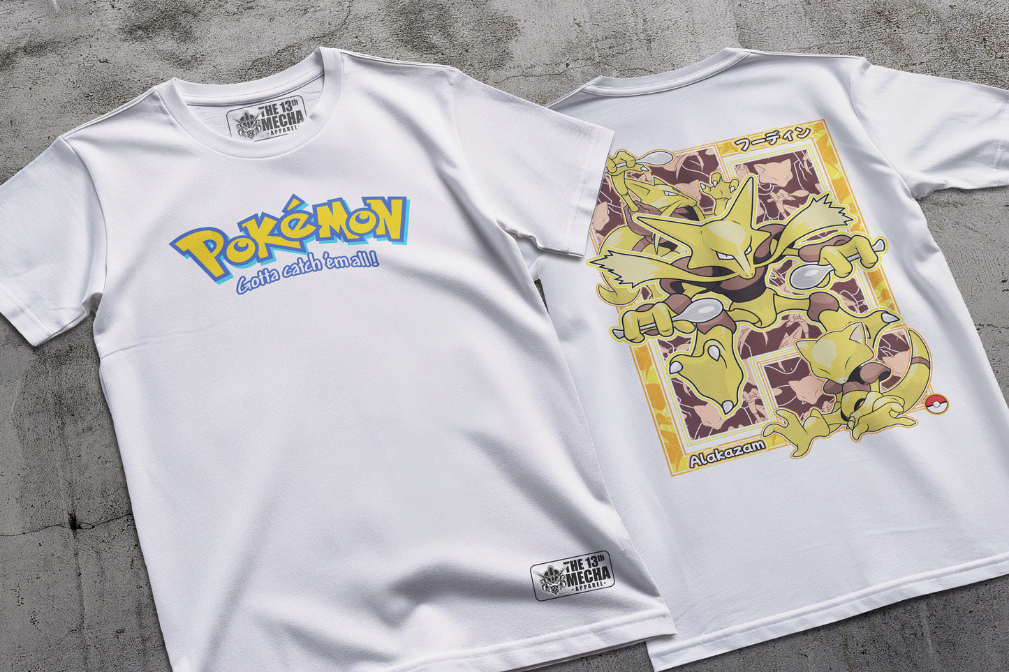 Pokemon - Alakazam 01 Premium Anime Design, High Quality DTF Print, 100% Cotton Shirt