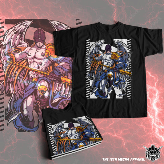 Digimon: Angemon 01 Premium Anime Design, High Quality DTF Print, 100% Cotton Shirt
