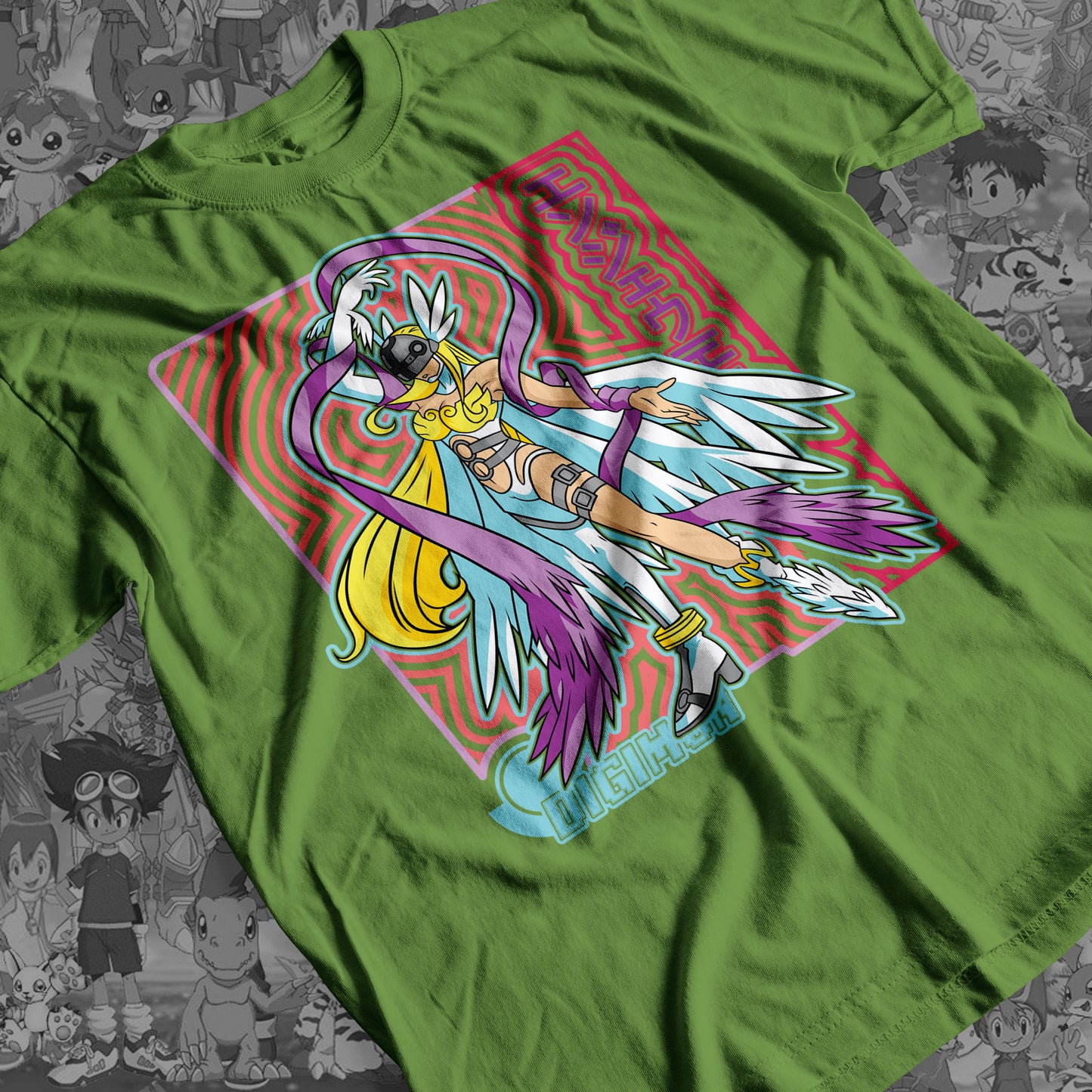 Digimon: Angewomon 02 Premium Anime Design, High Quality DTF Print, 100% Cotton Shirt