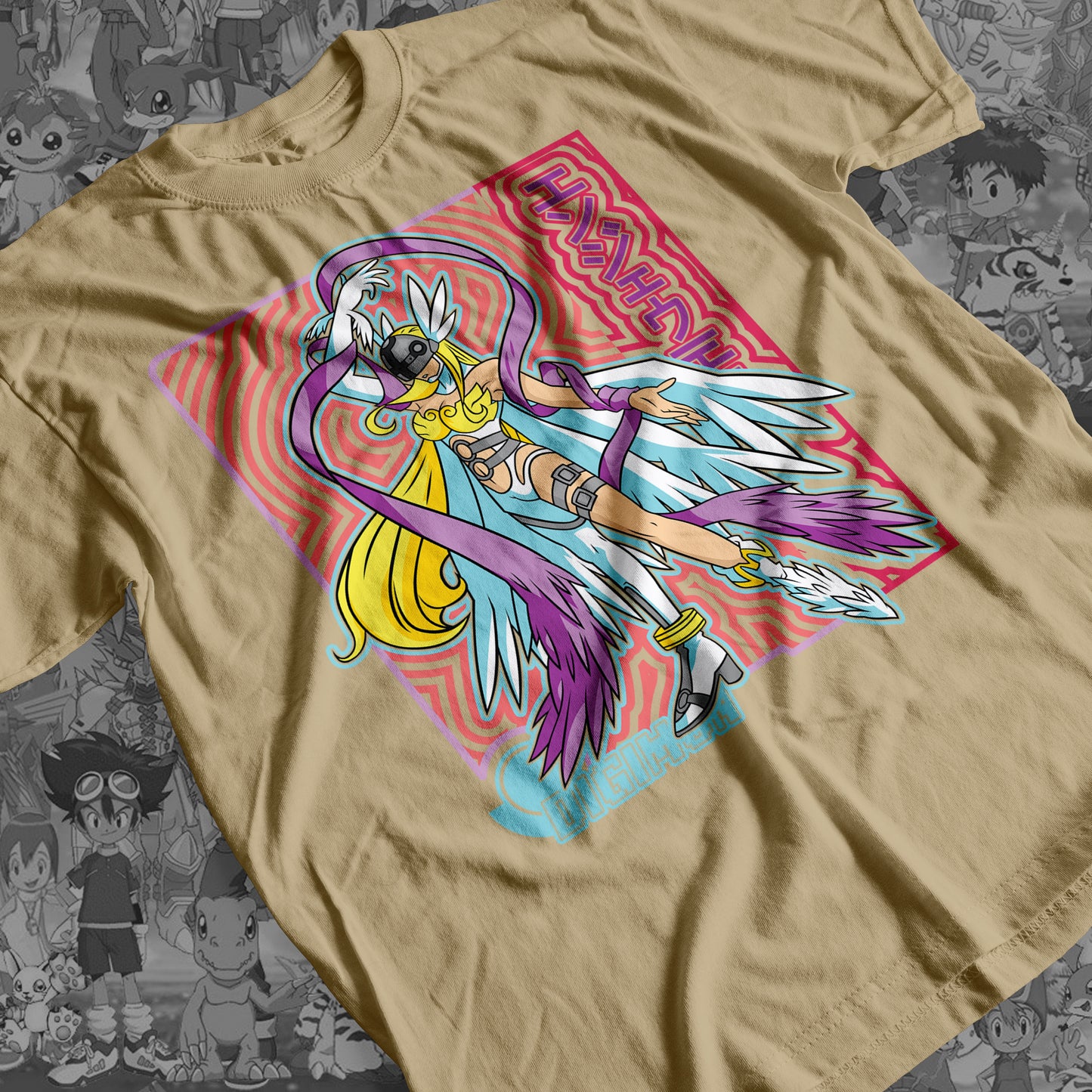 Digimon: Angewomon 02 Premium Anime Design, High Quality DTF Print, 100% Cotton Shirt
