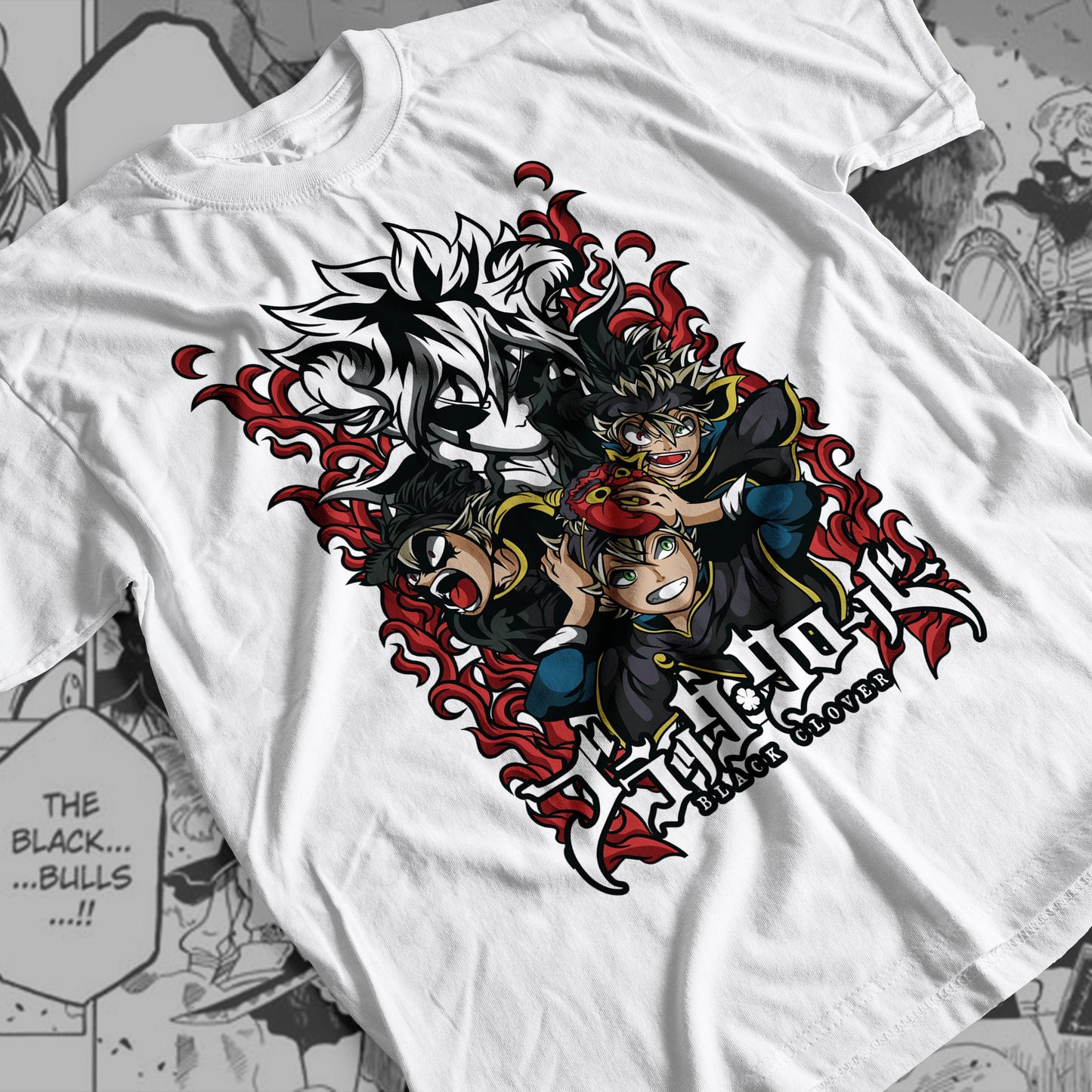 Black Clover Asta - Liebe 03  Premium Anime Design, High Quality DTF Print, 100% Cotton Shirt