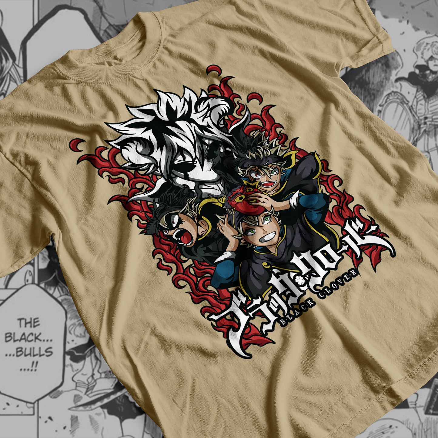 Black Clover Asta - Liebe 03  Premium Anime Design, High Quality DTF Print, 100% Cotton Shirt