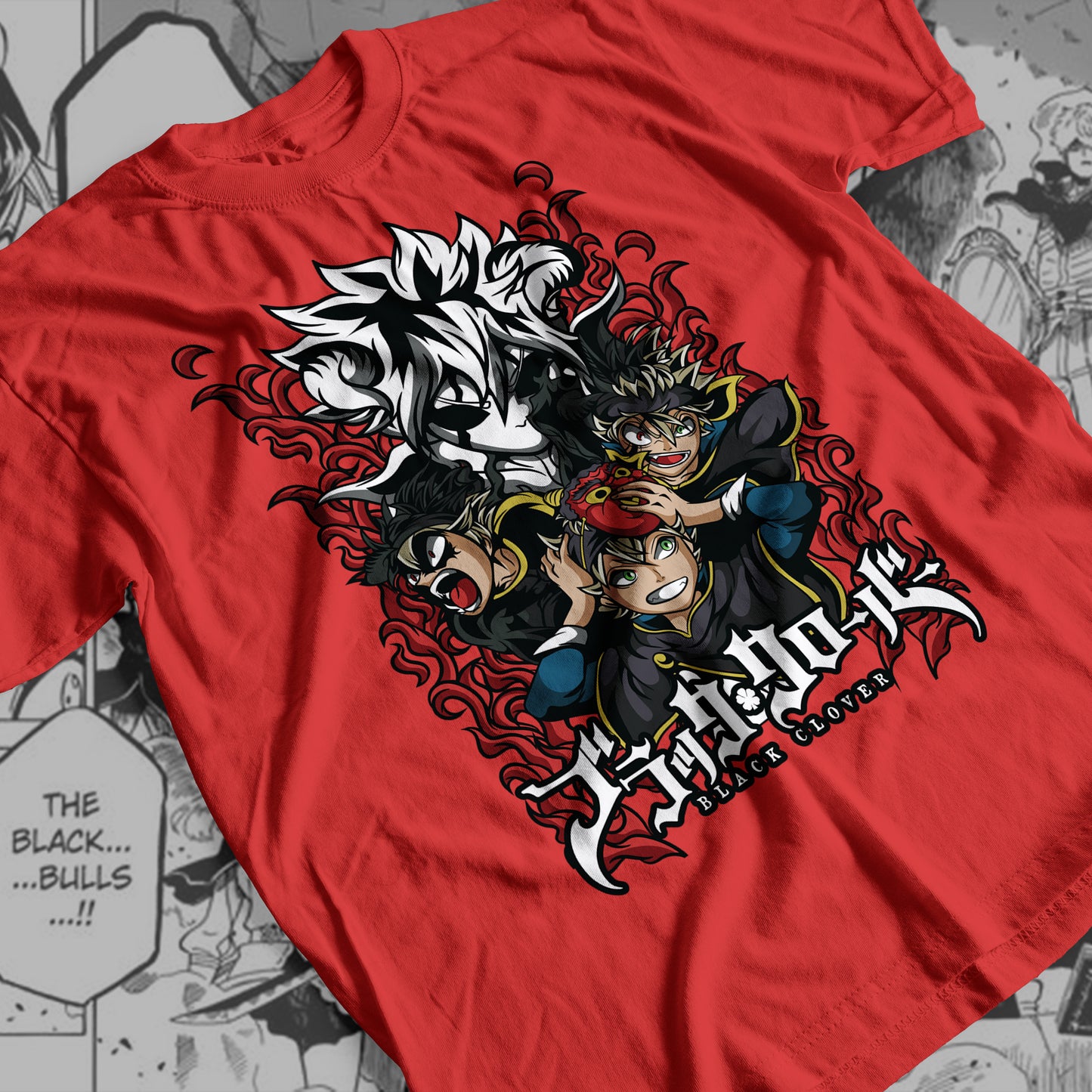 Black Clover Asta - Liebe 03  Premium Anime Design, High Quality DTF Print, 100% Cotton Shirt
