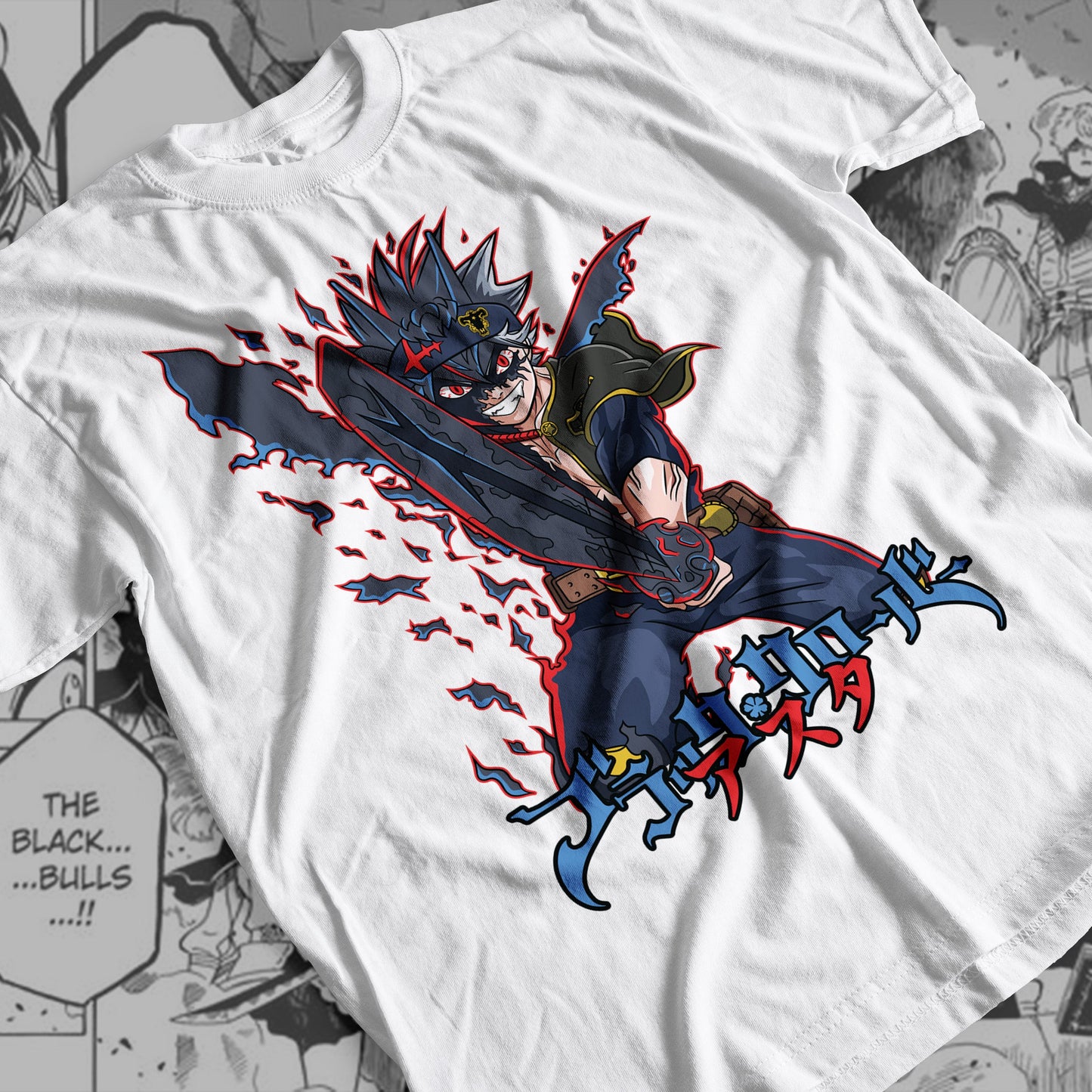 Black Clover - Asta 05  Premium Anime Design, High Quality DTF Print, 100% Cotton Shirt