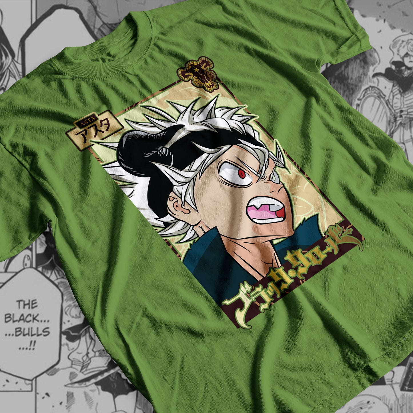 Black Clover - Asta 03  Premium Anime Design, High Quality DTF Print, 100% Cotton Shirt