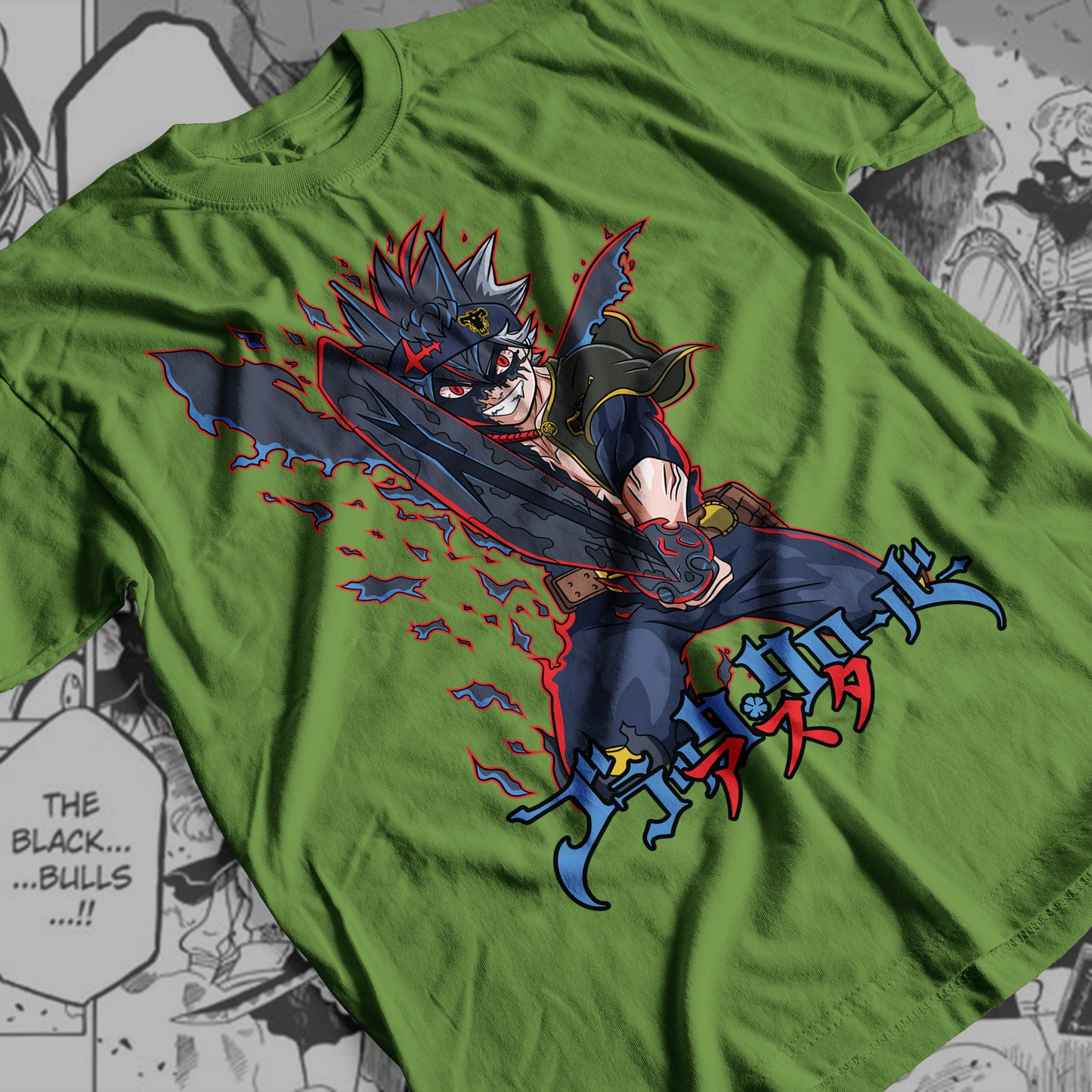 Black Clover - Asta 05  Premium Anime Design, High Quality DTF Print, 100% Cotton Shirt