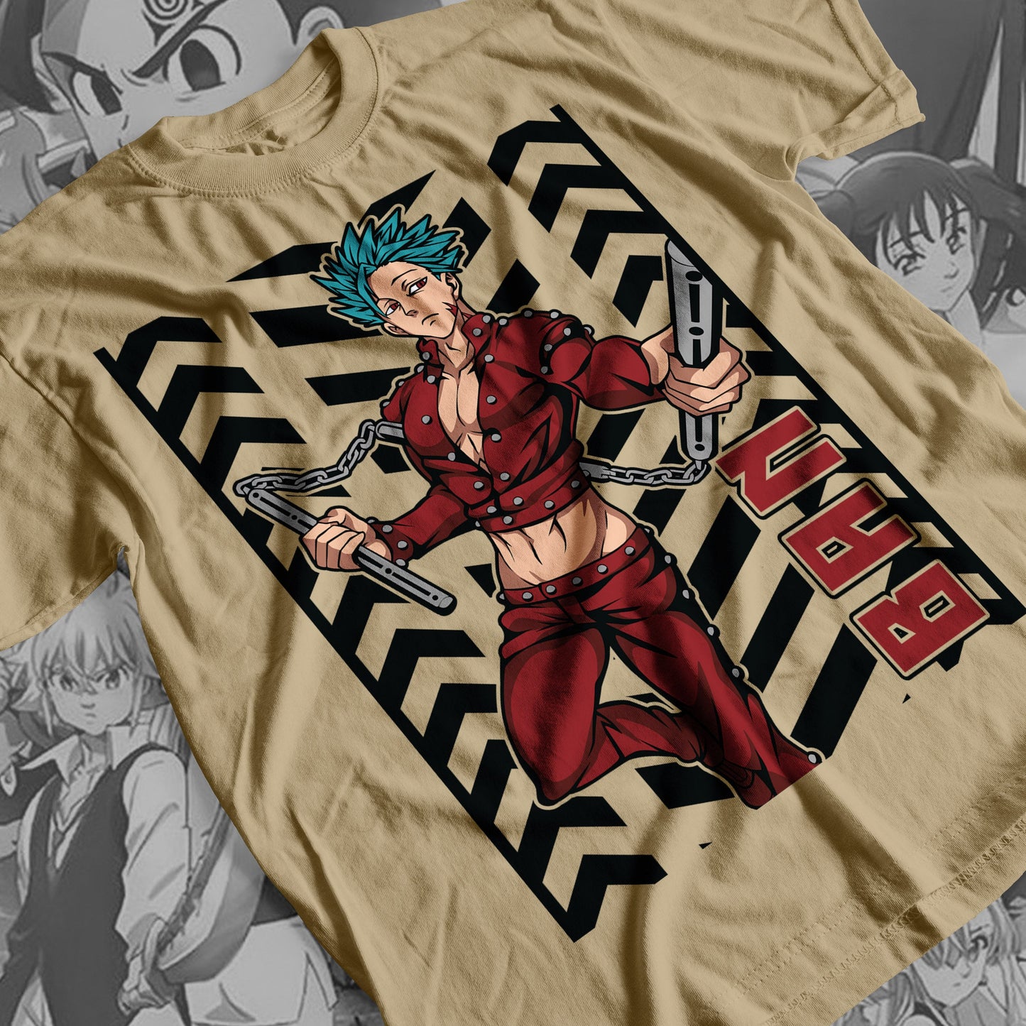 7 Deadly Sins Fox Sin of Greed - Ban 03 Premium Anime Design, High Quality DTF Print, 100% Cotton Shirt