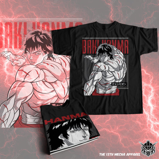 Baki the Grappler - Baki Hanma 04 Premium Anime Design, High Quality DTF Print, 100% Cotton Shirt