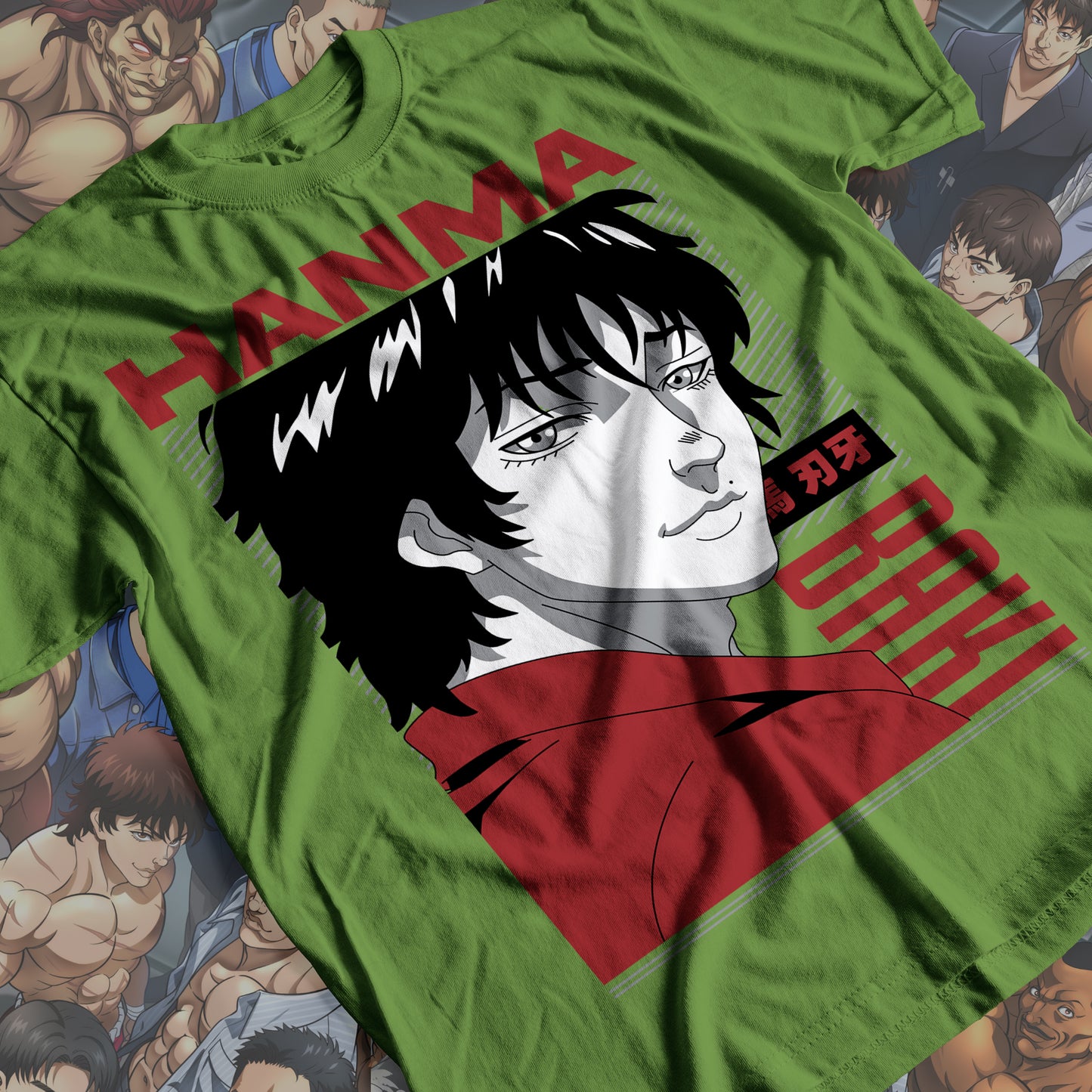 Baki the Grappler - Baki Hanma 05 Premium Anime Design, High Quality DTF Print, 100% Cotton Shirt