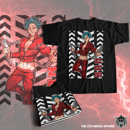7 Deadly Sins Fox Sin of Greed - Ban 03 Premium Anime Design, High Quality DTF Print, 100% Cotton Shirt