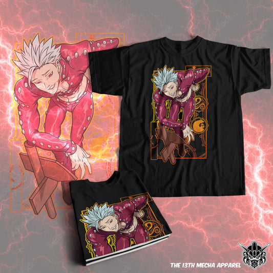 7 Deadly Sins Fox Sin of Greed - Ban 01 Premium Anime Design, High Quality DTF Print, 100% Cotton Shirt