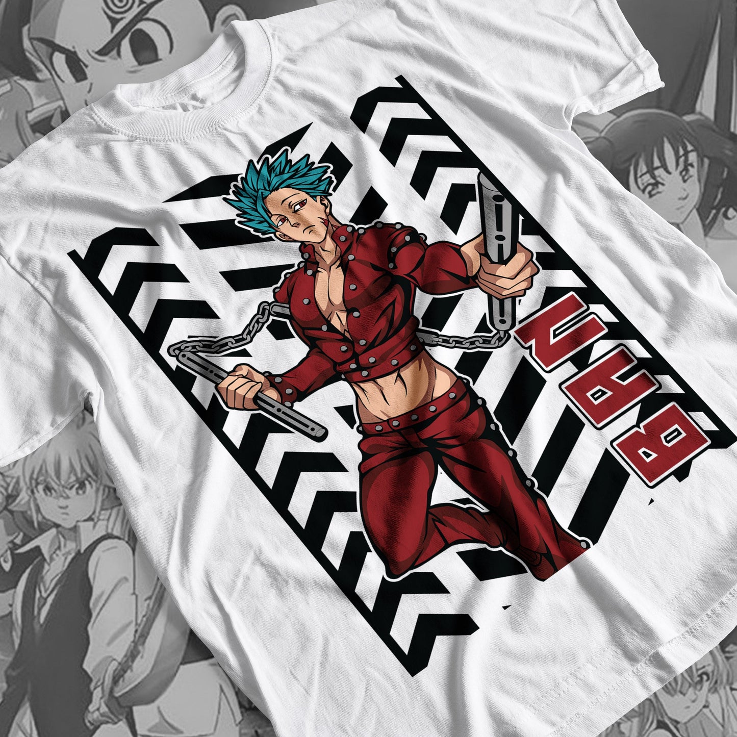 7 Deadly Sins Fox Sin of Greed - Ban 03 Premium Anime Design, High Quality DTF Print, 100% Cotton Shirt