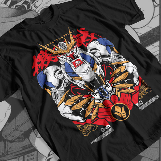 Gundam - Barbatos Premium Anime Design, High Quality DTF Print, 100% Cotton Shirt
