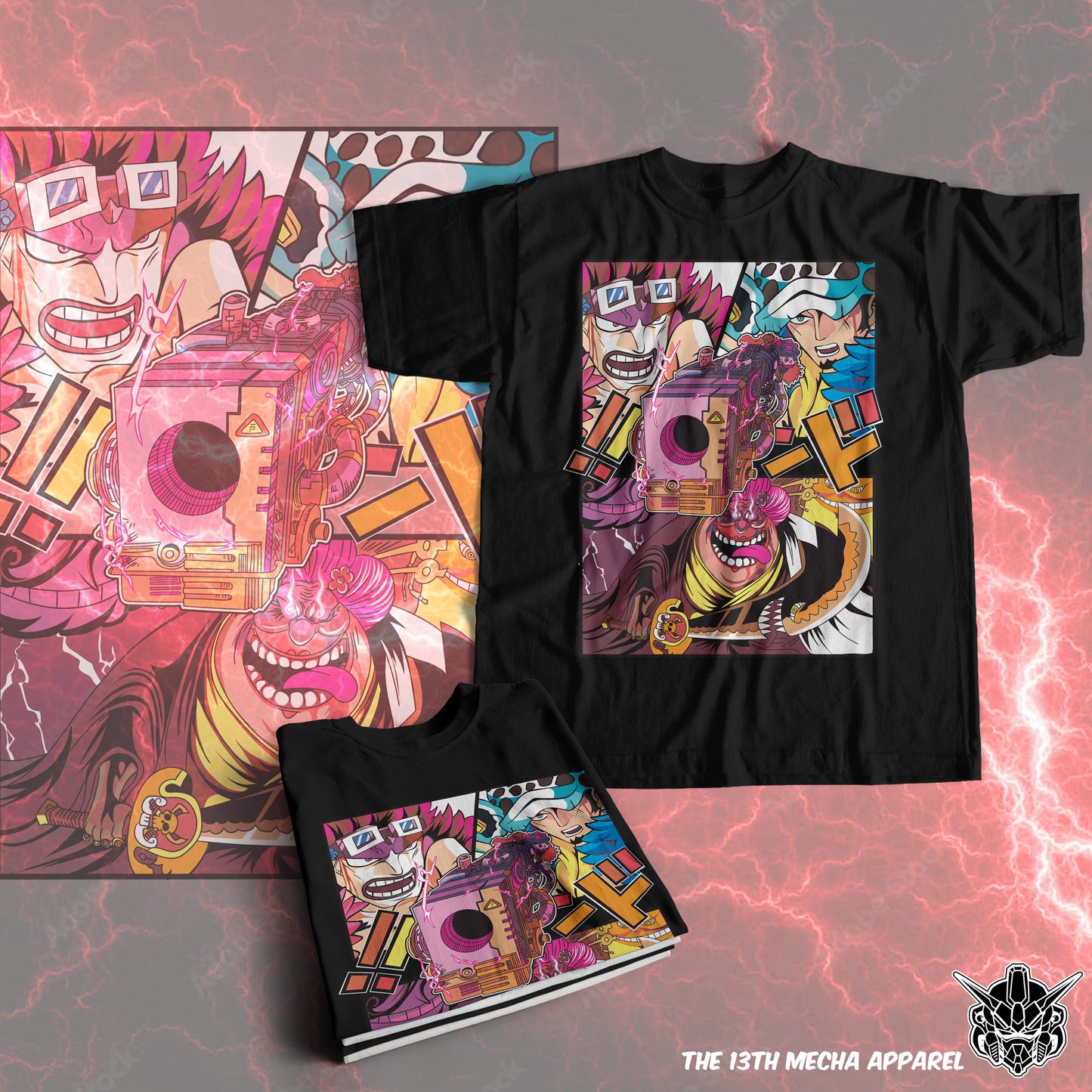 One Piece - Big Mom 01 Premium Anime Design, High Quality DTF Print, 100% Cotton Shirt