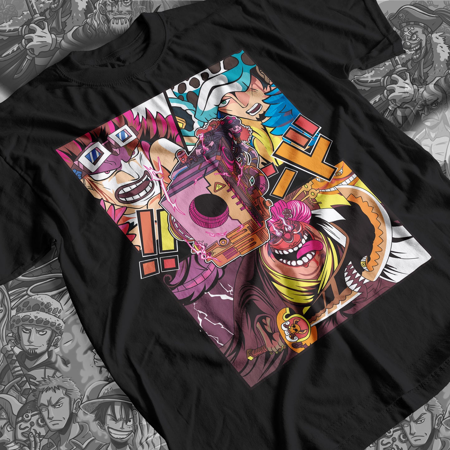 One Piece - Big Mom 01 Premium Anime Design, High Quality DTF Print, 100% Cotton Shirt