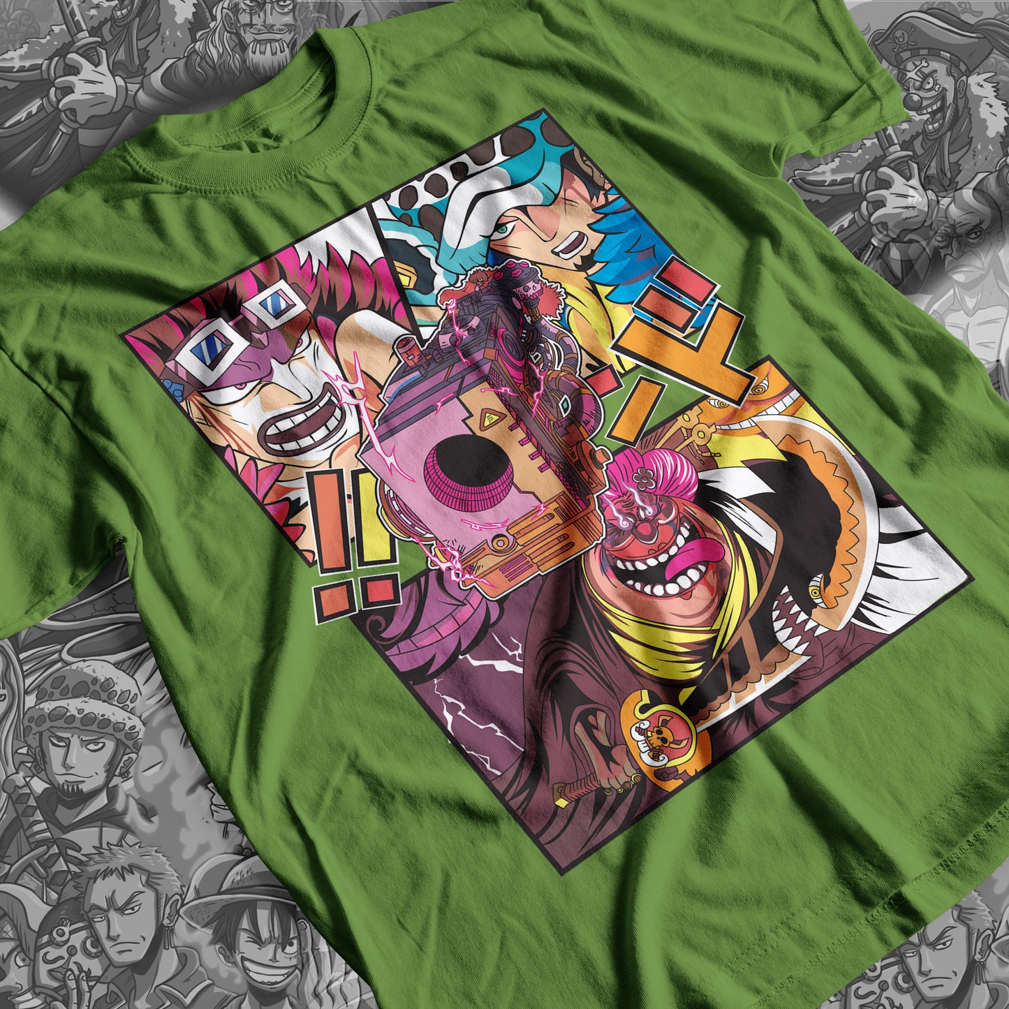 One Piece - Big Mom 01 Premium Anime Design, High Quality DTF Print, 100% Cotton Shirt