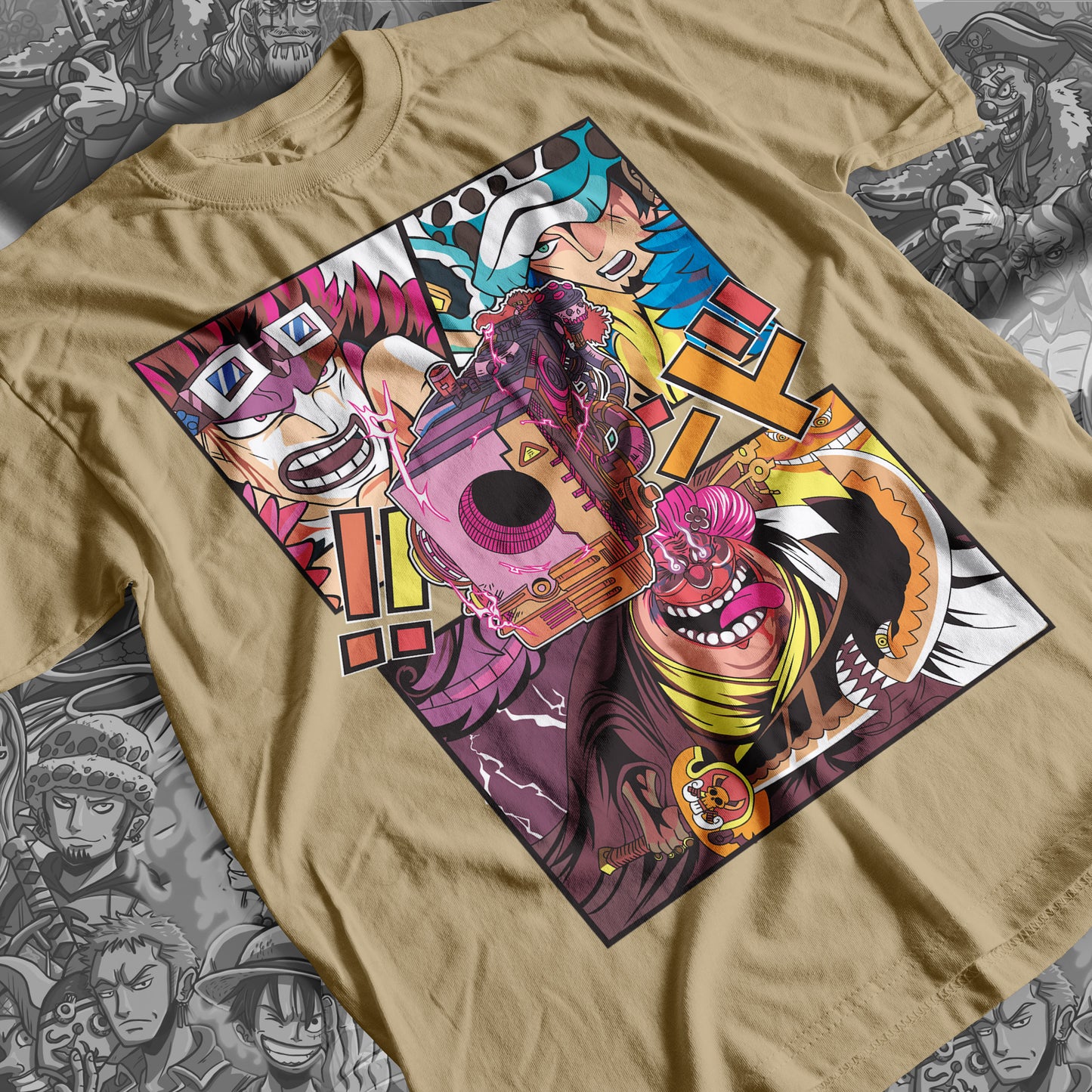 One Piece - Big Mom 01 Premium Anime Design, High Quality DTF Print, 100% Cotton Shirt