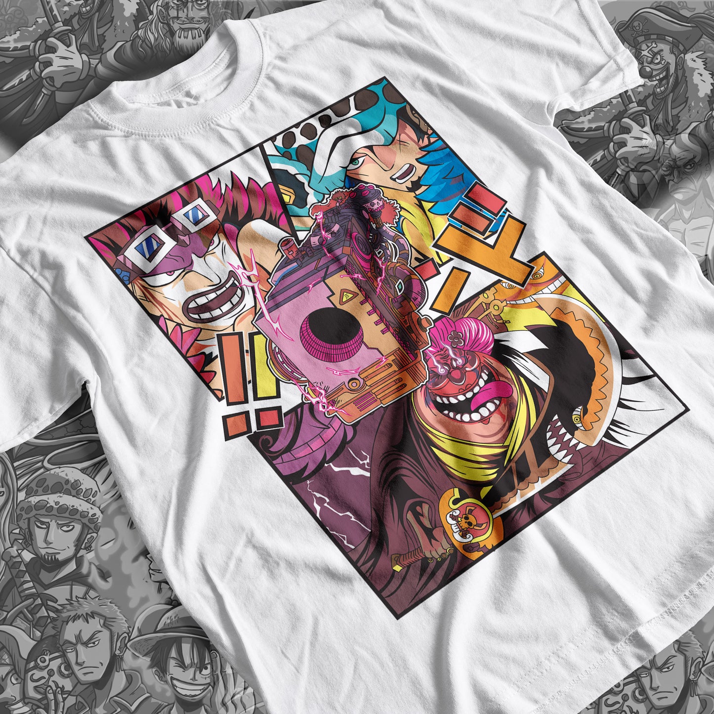 One Piece - Big Mom 01 Premium Anime Design, High Quality DTF Print, 100% Cotton Shirt