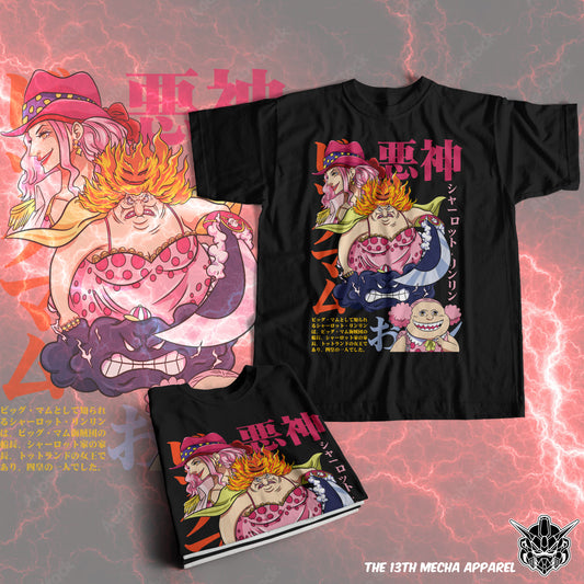 One Piece - Big Mom 01 Premium Anime Design, High Quality DTF Print, 100% Cotton Shirt