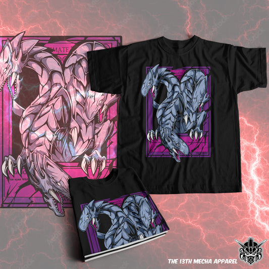 Yu-Gi-Oh! - Blue Eyes Ultimate Dragon 01 Premium Anime Design, High Quality DTF Print, 100% Cotton Shirt