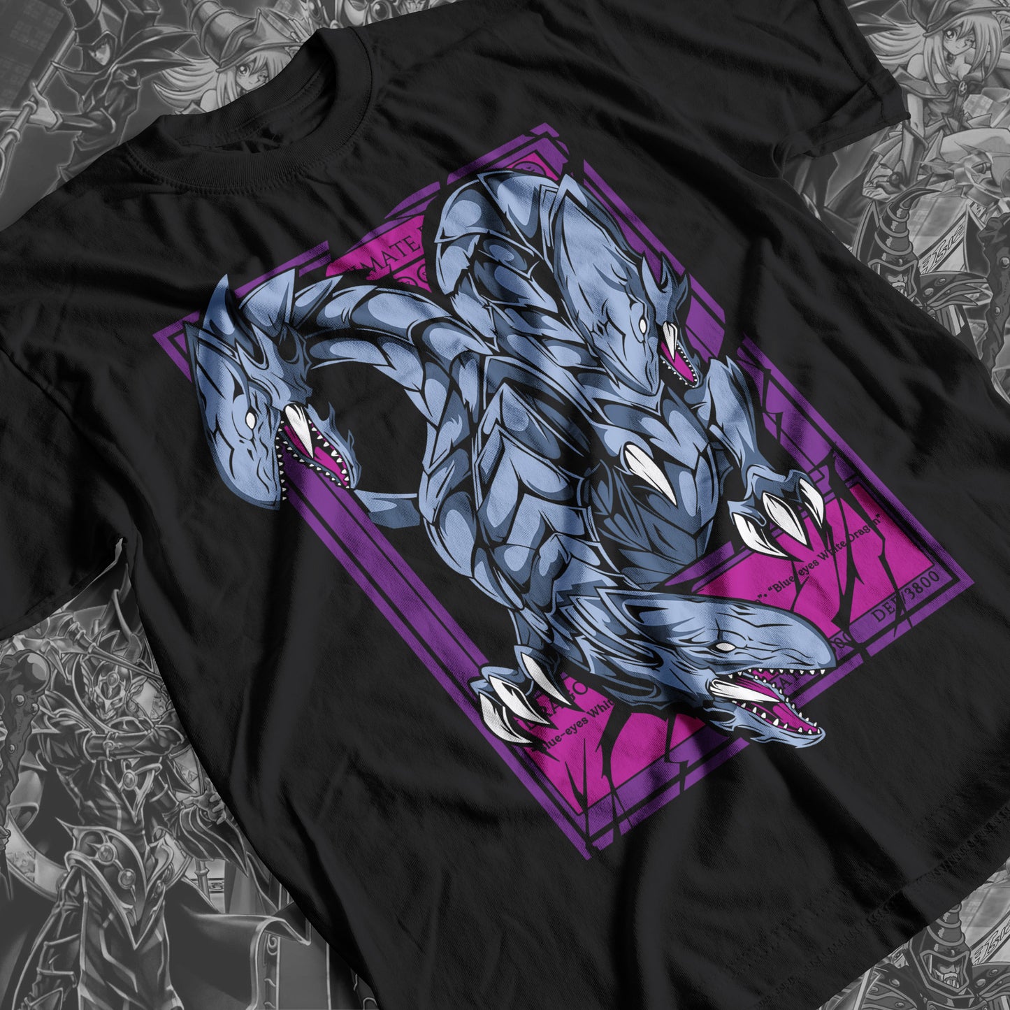 Yu-Gi-Oh! - Blue Eyes Ultimate Dragon 01 Premium Anime Design, High Quality DTF Print, 100% Cotton Shirt