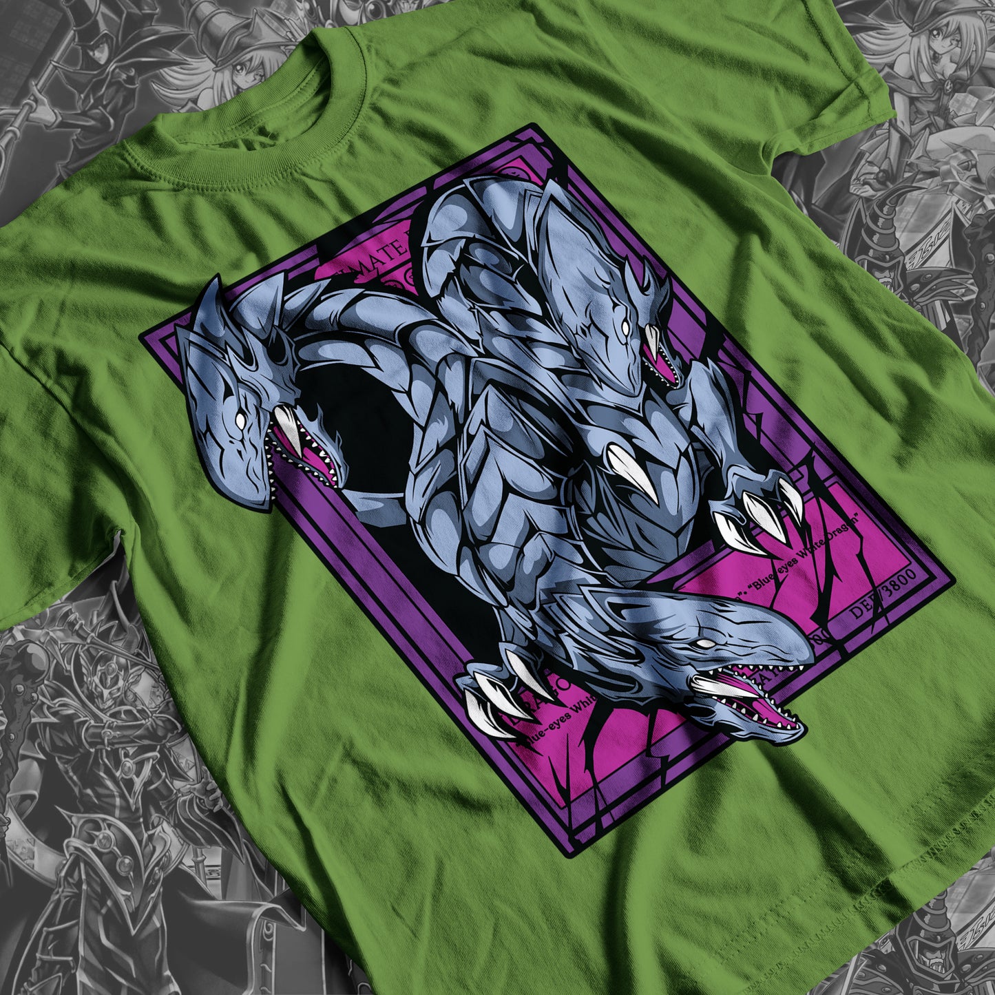 Yu-Gi-Oh! - Blue Eyes Ultimate Dragon 01 Premium Anime Design, High Quality DTF Print, 100% Cotton Shirt