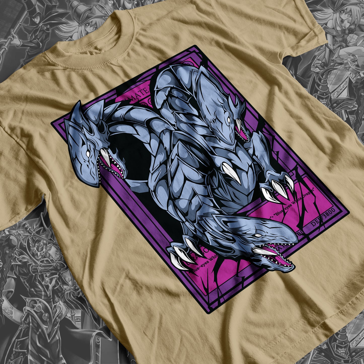 Yu-Gi-Oh! - Blue Eyes Ultimate Dragon 01 Premium Anime Design, High Quality DTF Print, 100% Cotton Shirt