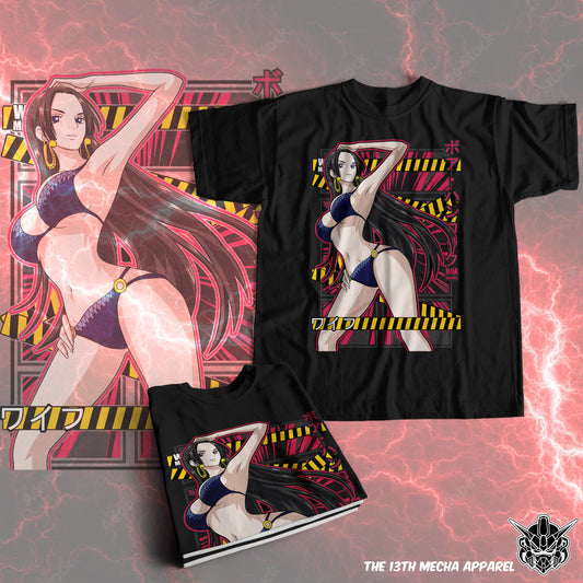 Waifu - Boa Hancock Premium Anime Design, High Quality DTF Print, 100% Cotton Shirt