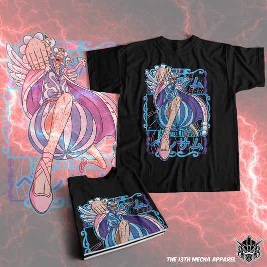 One Piece - Bon Clay Premium Anime Design, High Quality DTF Print, 100% Cotton Shirt