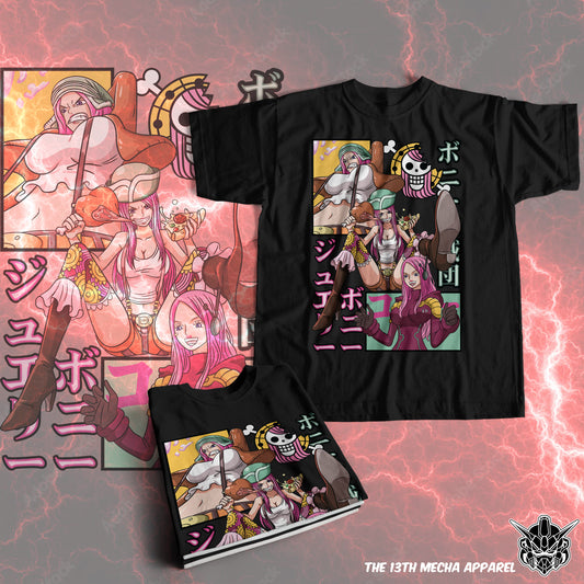 One Piece - Bonney 02 Premium Anime Design, High Quality DTF Print, 100% Cotton Shirt