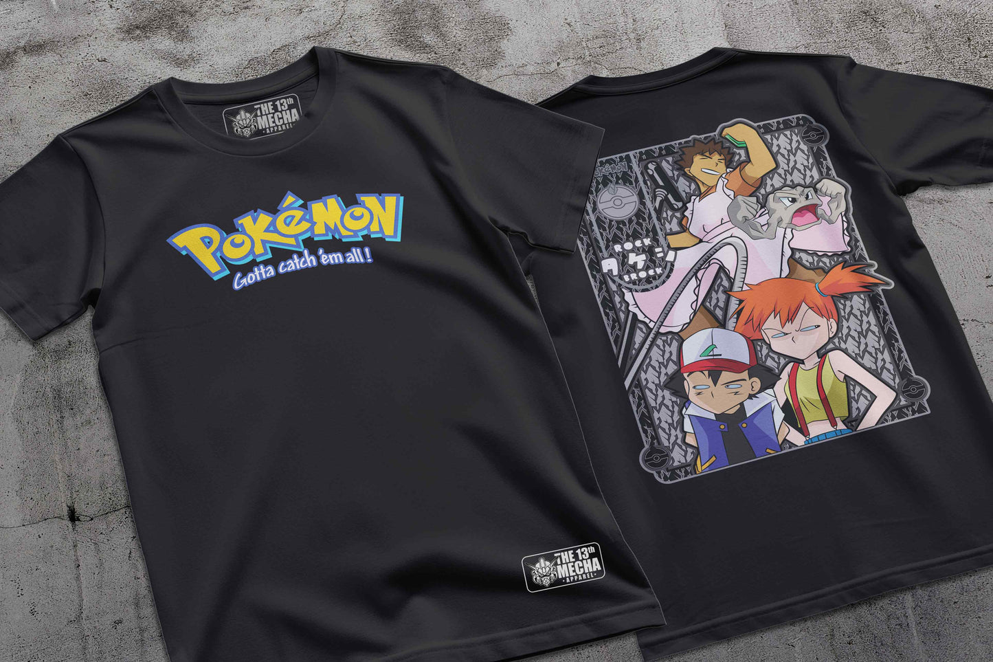 Pokemon - Brock 01 Premium Anime Design, High Quality DTF Print, 100% Cotton Shirt